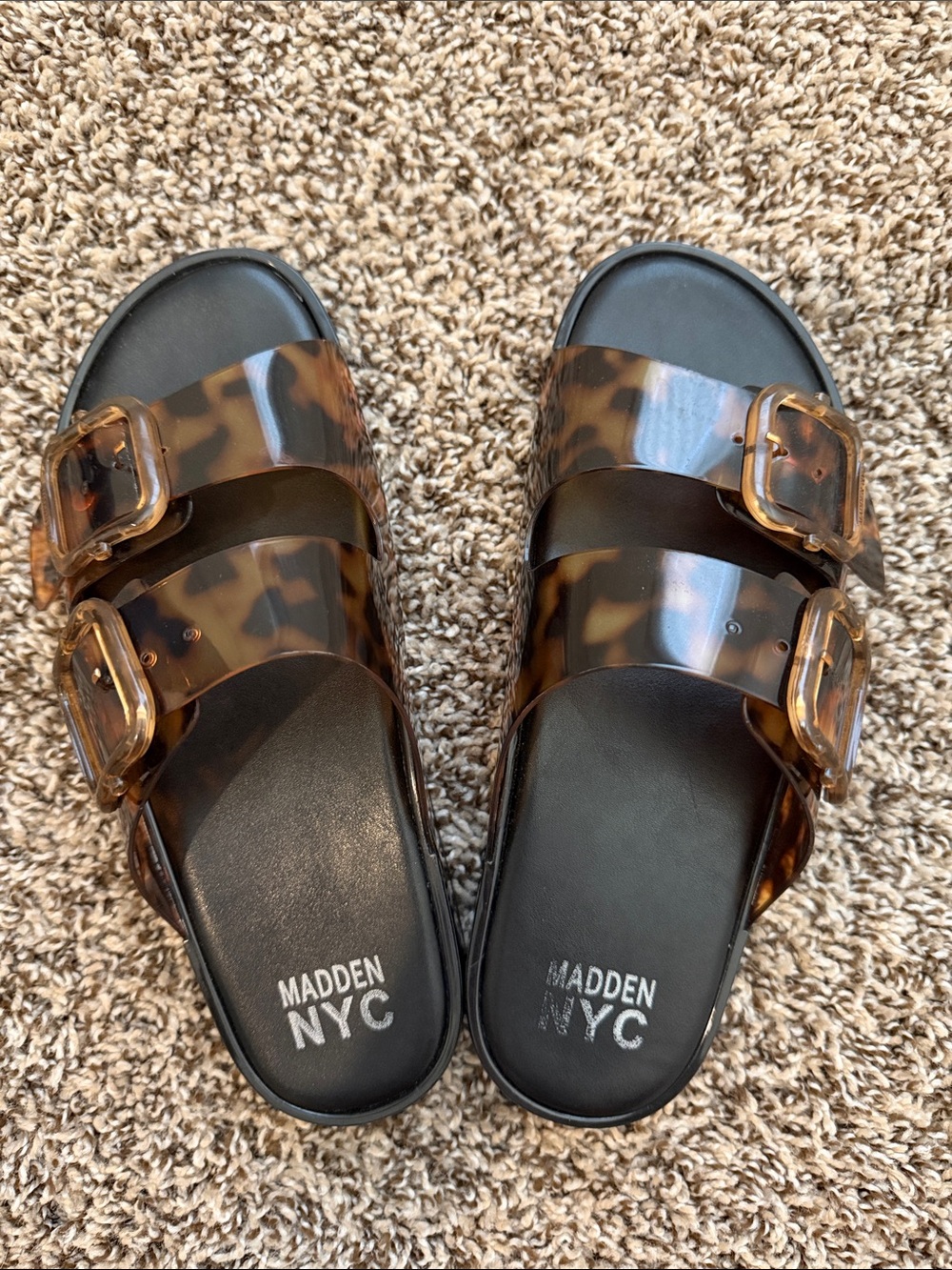 Madden NYC Jelly Footbed Sandals - Picture 6 of 7
